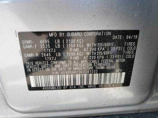 4S4BSABC0K3341332 Subaru Outback 2.5i