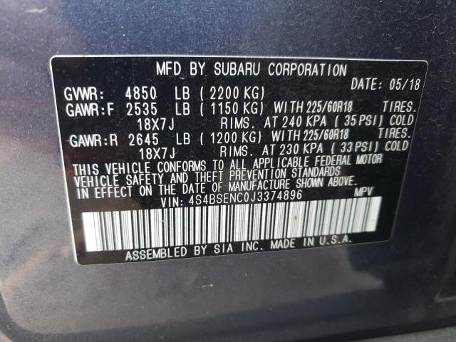 4S4BSENC0J3374896 Subaru Outback 3.6r Limited