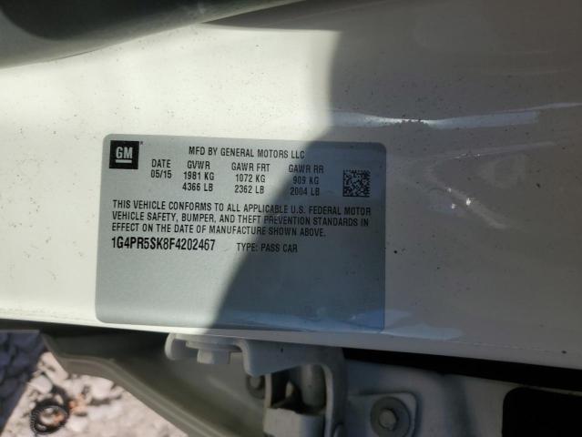 1G4PR5SK8F4202467 Buick Verano Convenience