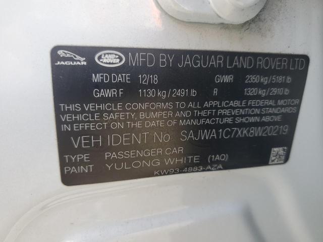 2019 JAGUAR XJ R - SPO - SAJWA1C7XK8W20219