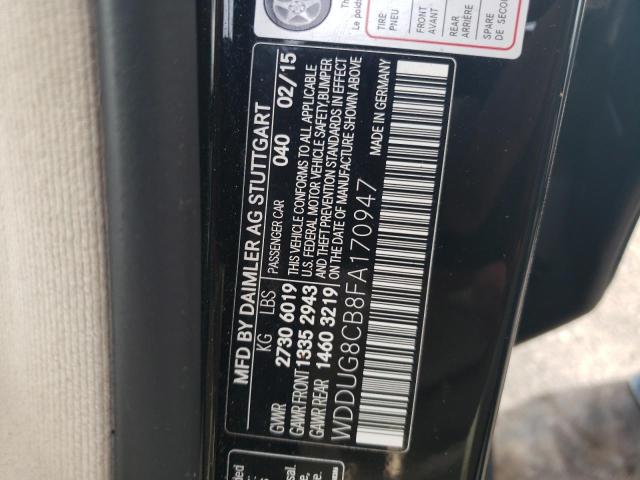 WDDUG8CB8FA170947 Mercedes-Benz S 550
