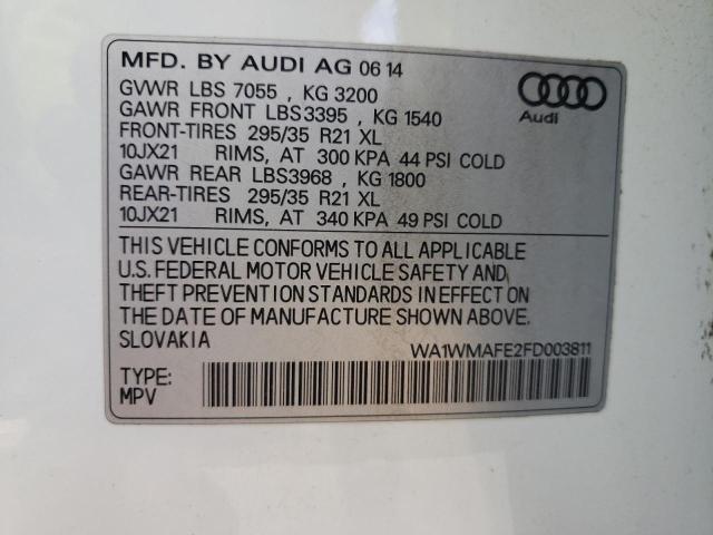 2015 AUDI Q7 TDI PRE - WA1WMAFE2FD003811