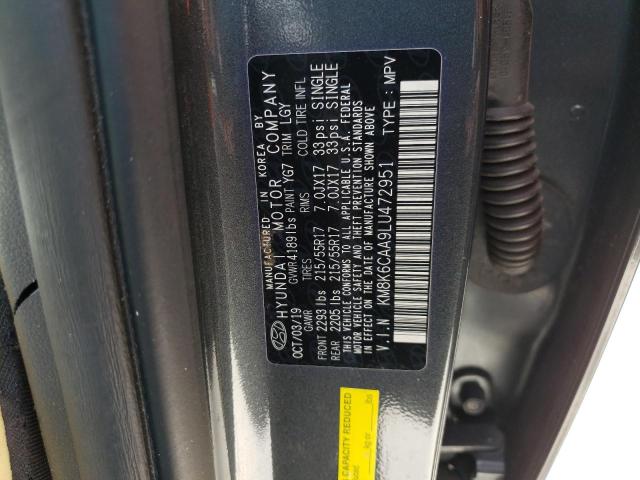 2020 HYUNDAI KONA SEL P - KM8K6CAA9LU472951