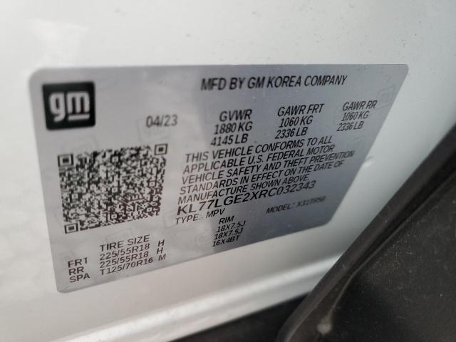 2024 CHEVROLET TRAX 1RS - KL77LGE2XRC032343