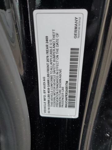 2016 AUDI S5 PREMIUM - WAUC4AFRXGA051794