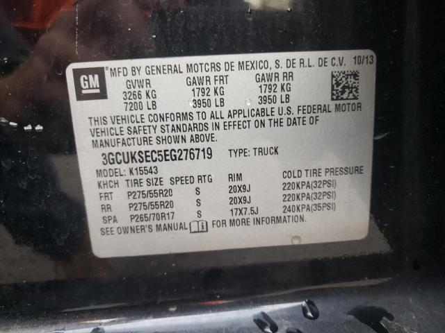 3GCUKSEC5EG276719 | 2014 CHEVROLET SILVERADO