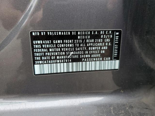 2015 VOLKSWAGEN GOLF SPORT - 3VWCA7AU6FM507914