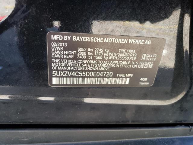 VIN 5UXZV4C55D0E04720 2013 BMW X5, Xdrive35I no.13