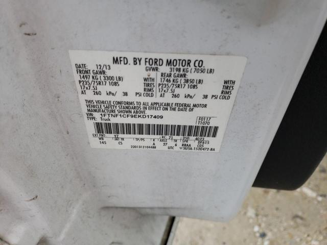 1FTNF1CF9EKD17409 Ford F150