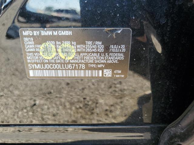 2020 BMW X4 M COMPE 5YMUJ0C00LLU67178