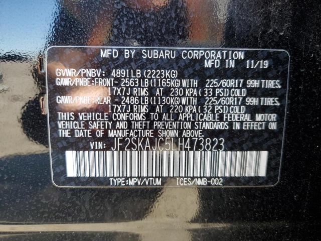 2020 SUBARU FORESTER P - JF2SKAJC5LH473823
