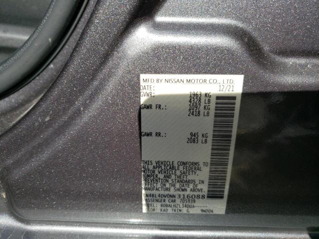 1N4BL4DV0NN316088 Nissan ALTIMA SV