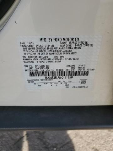 MAJ6S3FL7MC451850 Ford ECOSPORT S