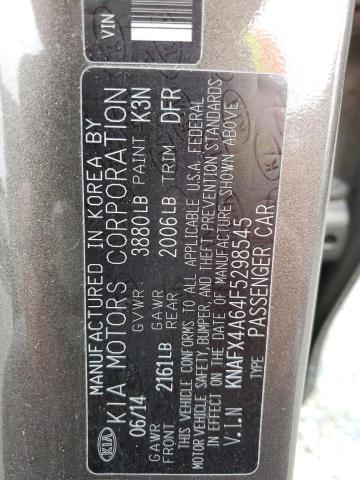 KNAFX4A64F5298545 KIA FORTE LX