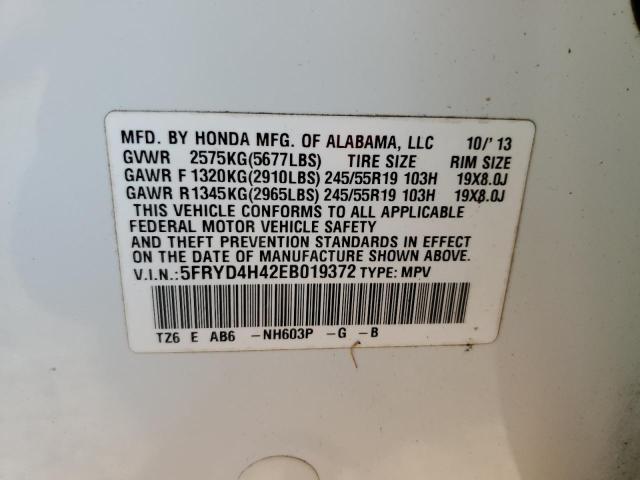 VIN 5FRYD4H42EB019372 2014 Acura MDX, Technology no.13