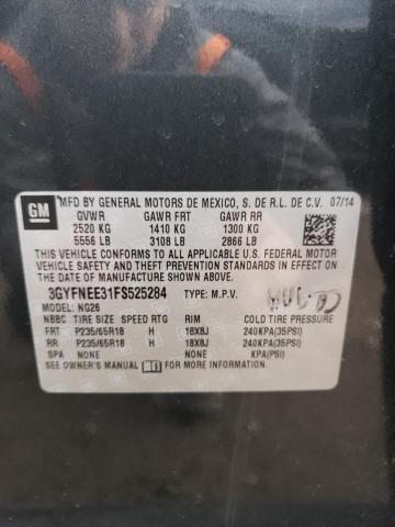 3GYFNEE31FS525284 Cadillac Srx Luxury Collection