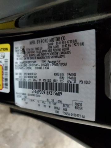 3FA6P0D91ER315689 Ford Fusion Titanium