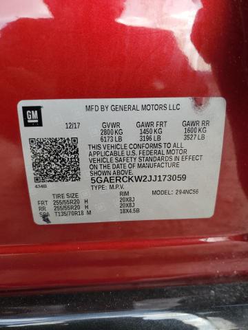5GAERCKW2JJ173059 Buick Enclave Premium