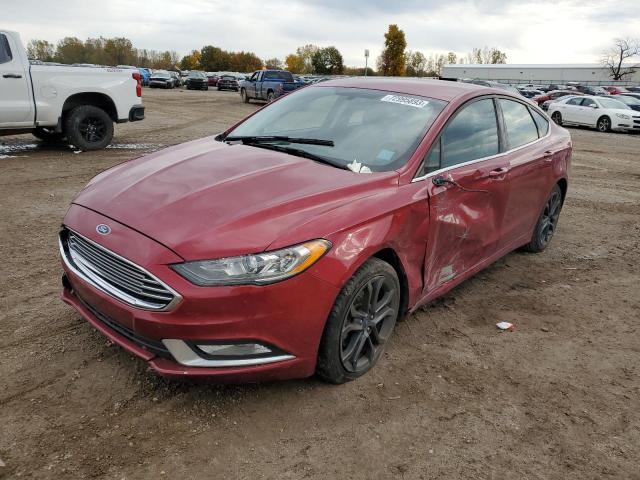 Lot #2404674286 2018 FORD FUSION SE salvage car