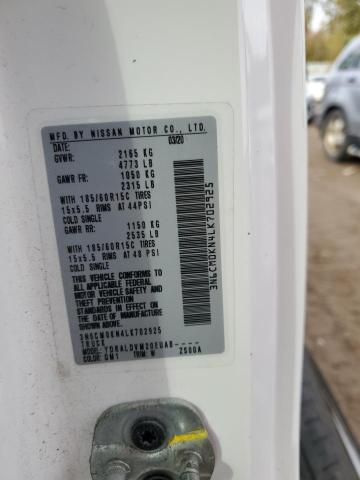 3N6CM0KN4LK702925 Nissan NV200 2.5S