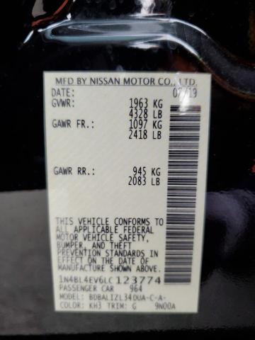 1N4BL4EV6LC123774 Nissan ALTIMA SL