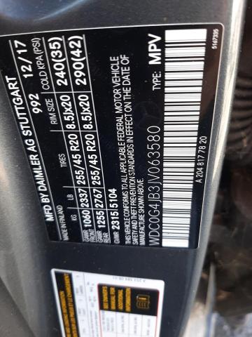 WDC0G4JB3JV063580 Mercedes-Benz GLC 300