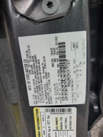 3FA6P0CD6LR177537 Ford FUSION SEL