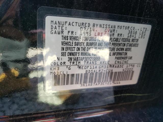 3N1AB7AP3EY219666 Nissan SENTRA S