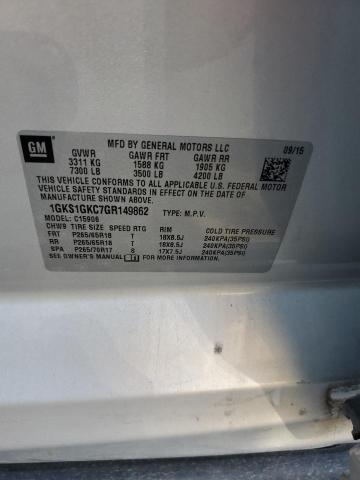 1GKS1GKC7GR149862 GMC Yukon Xl C1500 Slt