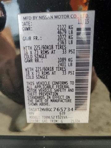 2016 NISSAN ROGUE S - 5N1AT2MV8GC765734