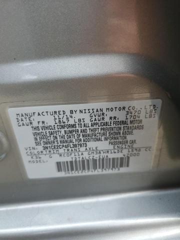 3N1CE2CP4FL397973 Nissan Versa Note S