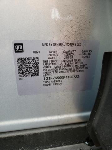 1G1FZ6S00P4136723 Chevrolet Bolt Euv Premier