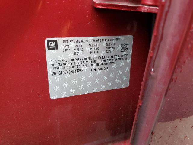 2G4GL5EX8H9172587 Buick Regal Sport Touring