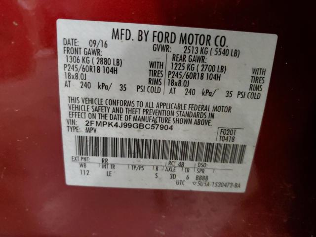2016 Ford Edge Sel 2.0L из США