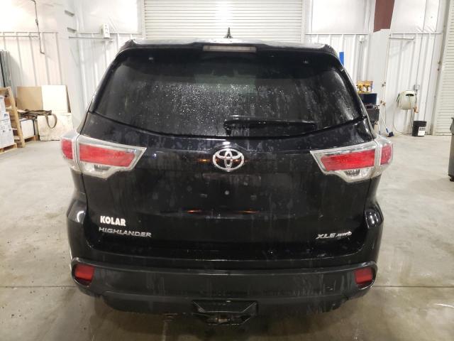 VIN 5TDJKRFH8FS175148 2015 Toyota Highlander, Xle no.6