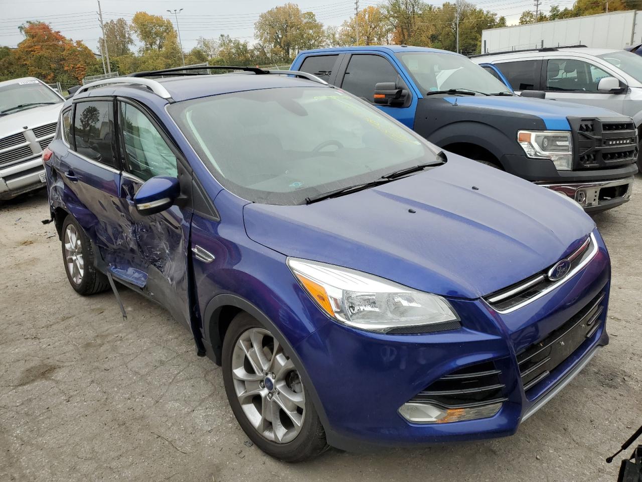 Lot #2373708580 2014 FORD ESCAPE TIT