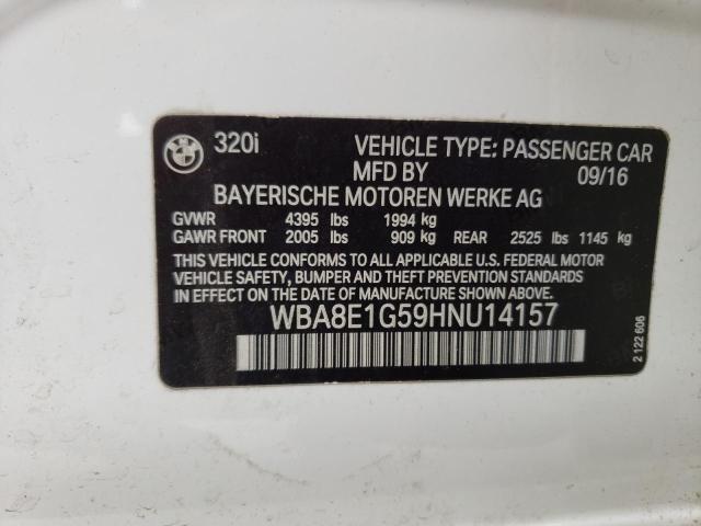 WBA8E1G59HNU14157 BMW 320 I
