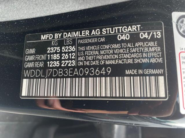 WDDLJ7DB3EA093649 Mercedes-Benz CLS 550
