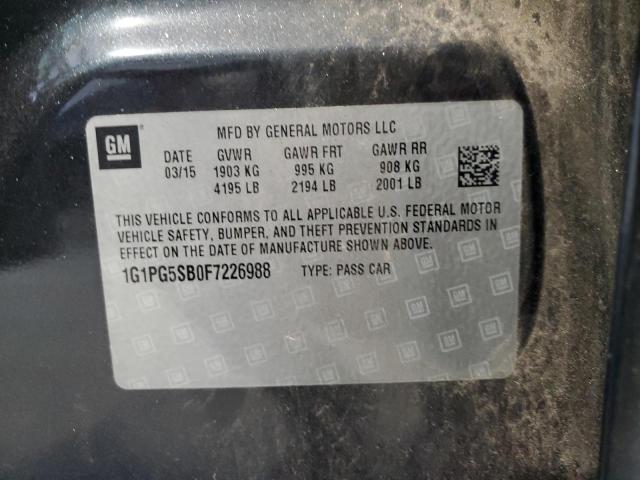 2015 CHEVROLET CRUZE LTZ - 1G1PG5SB0F7226988