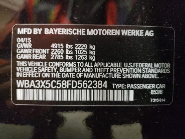 2015 BMW 328 XIGT WBA3X5C58FD562384