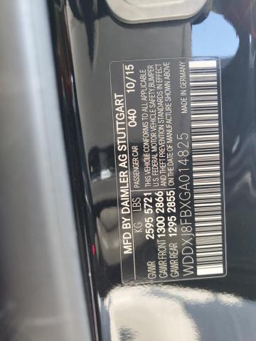 WDDXJ8FBXGA014825 Mercedes-Benz S 550