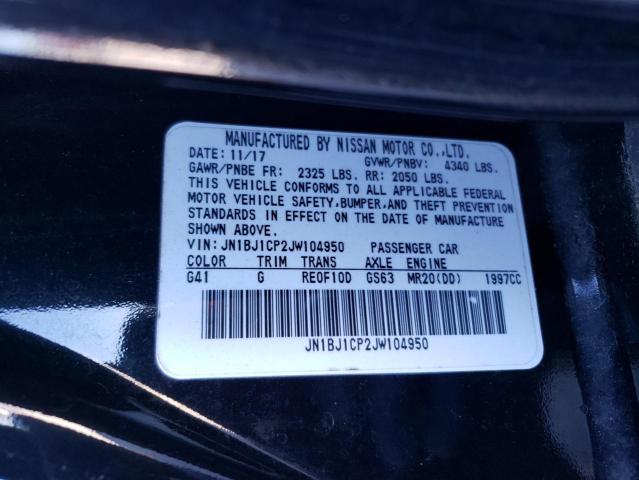 2018 NISSAN ROGUE SPOR - JN1BJ1CP2JW104950