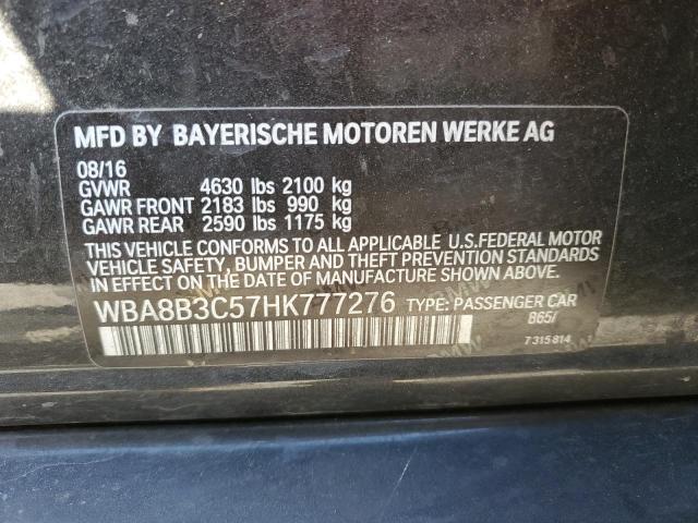 WBA8B3C57HK777276 BMW 340 I