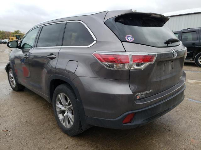 VIN 5TDJKRFH1ES057585 2014 Toyota Highlander, Xle no.2