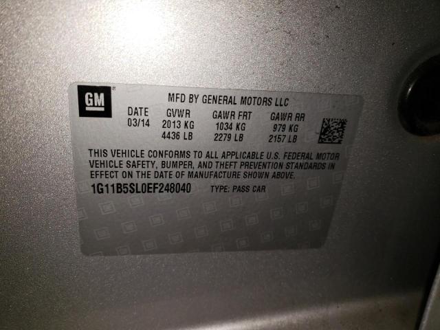 1G11B5SL0EF248040 Chevrolet MALIBU LS