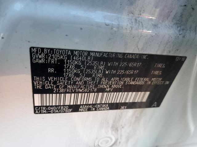 2017 TOYOTA RAV4 LE - 2T3BFREV1HW582178