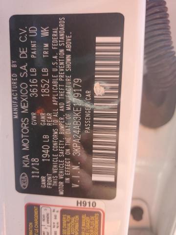 3KPA24AB3KE179179 KIA RIO S