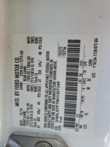 NM0LS7F79H1307349 Ford Transit Connect Xlt
