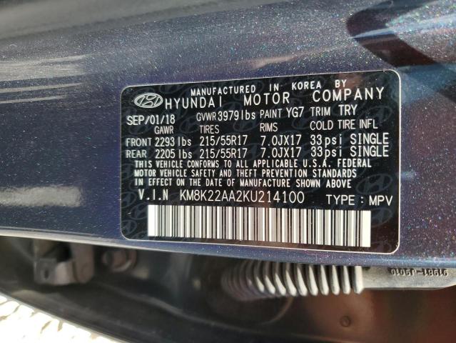 2019 HYUNDAI KONA SEL - KM8K22AA2KU214100
