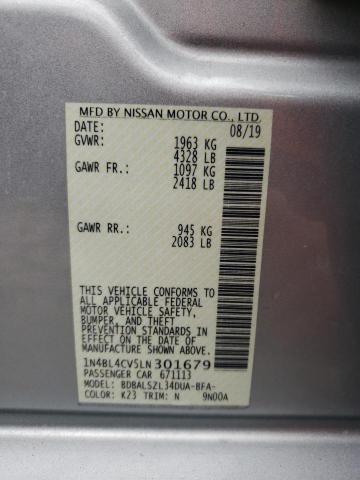 2020 NISSAN ALTIMA SR - 1N4BL4CV5LN301679
